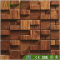 Office interior decorative oak wood mosaic